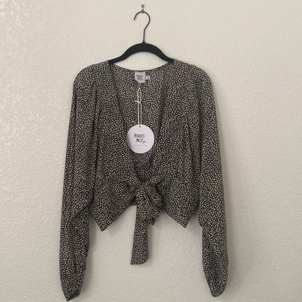 Princess Polly long sleeve crop top